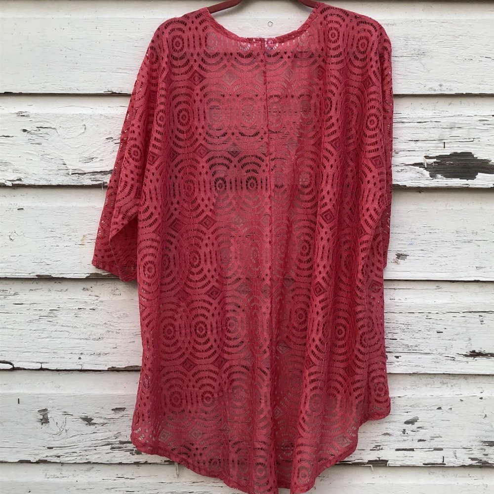 LuLaRoe Lindsay kimono ~ PB8 - Picture 6 of 9